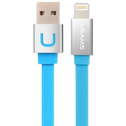 USAMS藍色數據線 iPhone 6 Plus、5s、5的理想充電伴侶